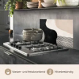 Abstract - Japandi - Beige - Modern keuken achterwand spatscherm klein -usp_DE