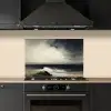 Zee - Rotsen - Storm keuken achterwand spatscherm klein -sfeer1