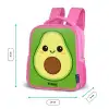 Kawai - Avocado - Groen Kinderrugzak - Roze middel -productfoto_formaten