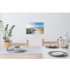 Duin - Meeuw - Strand - Zee - Zon Muursticker klein -eettafel