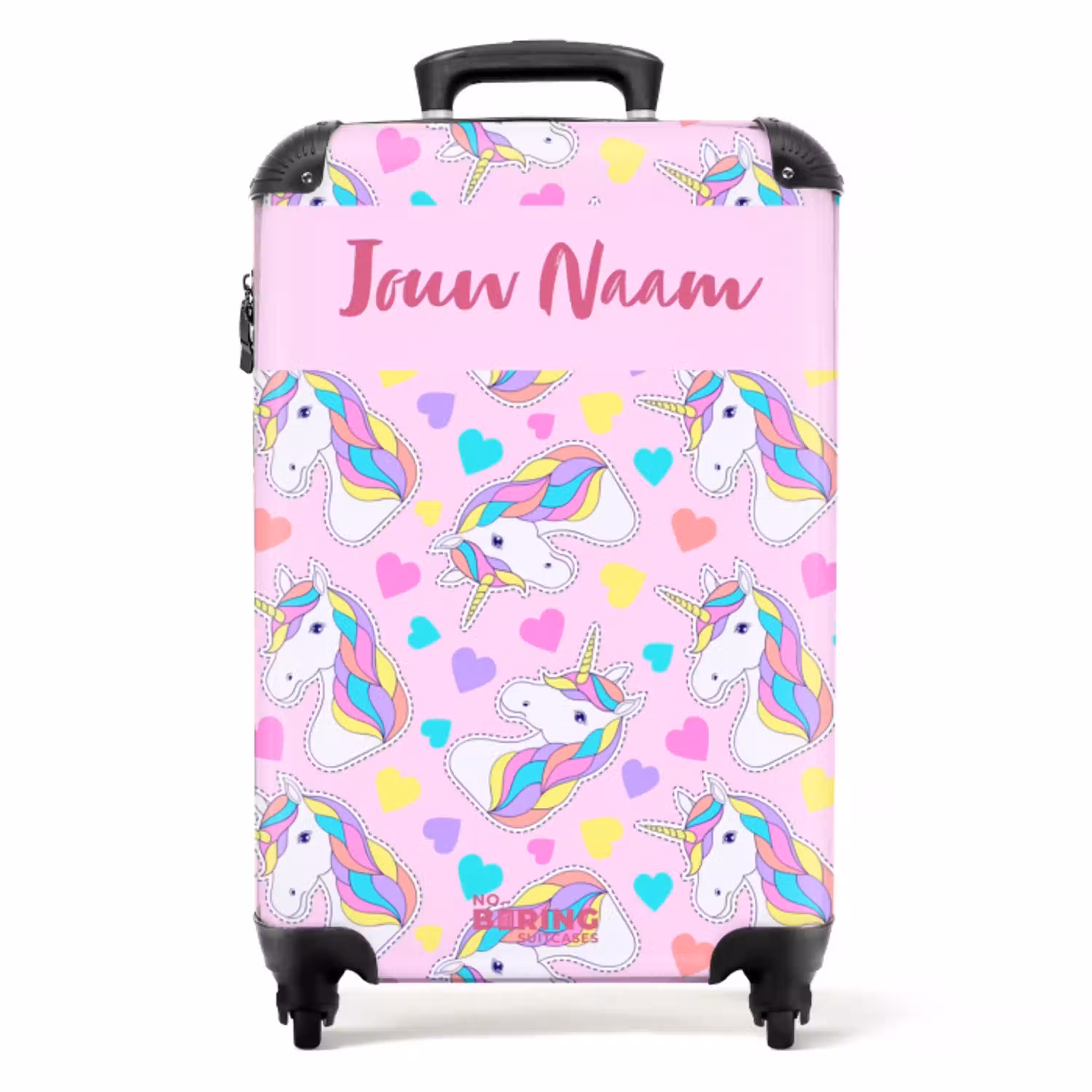 Eenhoorn euforie NBS - Handbagage koffer - Kinderen Unisex middel -productfoto_recht