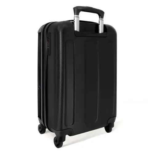 Kraai met kleurrijke graffiti NBS - Handbagage koffer - Kinderen Unisex middel -achterkant
