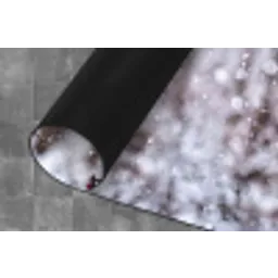 Bessen - Takken - Sneeuw - Winter - Kleurrijk Keukenloper - keukenmat middel -closeup