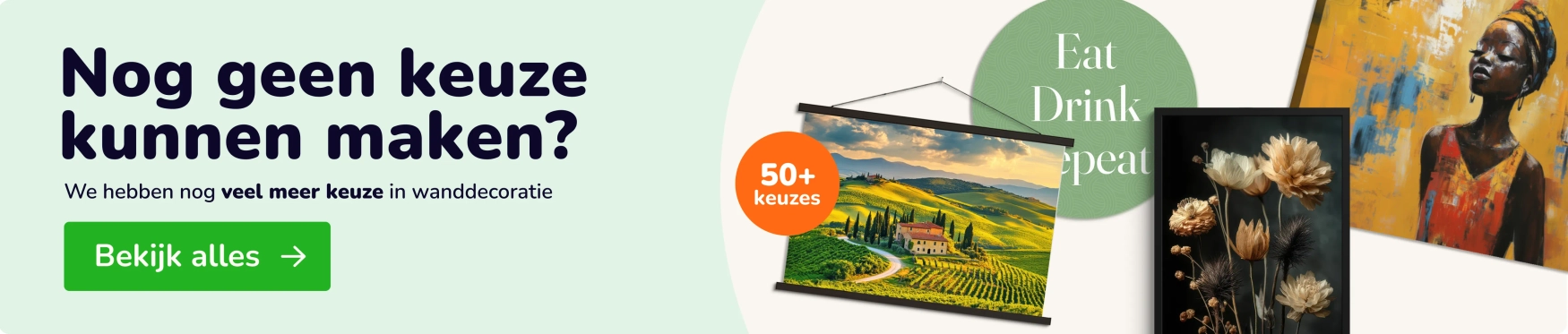Banner wanddecoratie