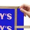 Blauw - Daddy's - Blokletters Light Box met batterij (Wandlamp) middel -USP_websiteprintNL