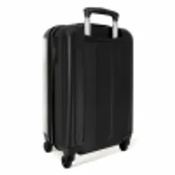 Grijs - Marmer - Aders NBS - Handbagage koffer - Volwassenen Unisex middel -achterkant