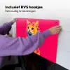 Kat - Kimono - Bloemen - Roze Inductie beschemer met haakjes klein -ky-ophangen-nl
