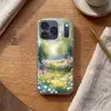 Bos - Schilderstijl - Kleurrijk Telefoonhoesje iPhone 17 Pro klein -sfeer1