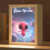 Buitenaards wezen - Rood - Planeten Light Box met kabel (Kinderlampje) klein -zzz_3d_website