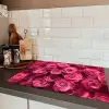 Rozen - Pink - Bloem Inductie beschermer vinyl 3mm klein -sfeer3
