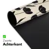 Tulpen - Patroon - Zwart Muismat XXL klein 681 -sfeer2