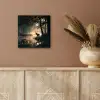 Hert - Bosbeek - Mystiek aluminium wit klein -sfeer4