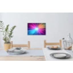 Abstract - Light - Burst - Modern - Colorful Muursticker klein -eettafel