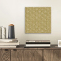 Waaier - Geometrisch - Groen aluminium wit klein 46 -sfeer1