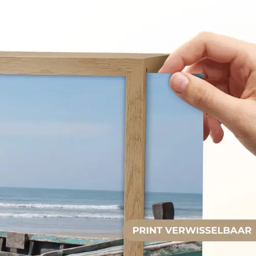 Boot - Zandstrand - Zee Light Box met batterij (Wandlamp) middel -USP_websiteprintNL