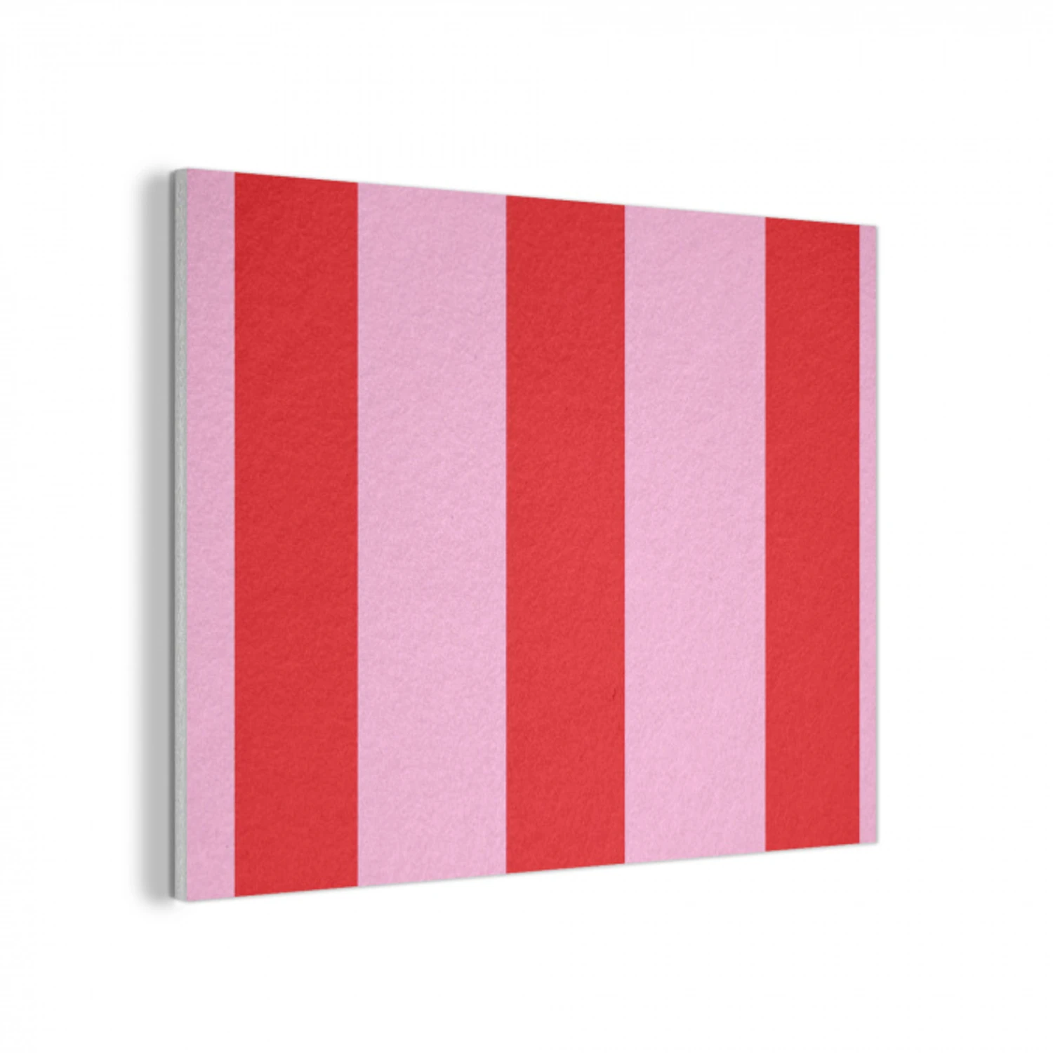 Strepen - Klassiek - Roze PET vilt klein 837 -3d