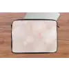 Roze - Marmer - Crème laptophoes neopreen klein 279 -tafel