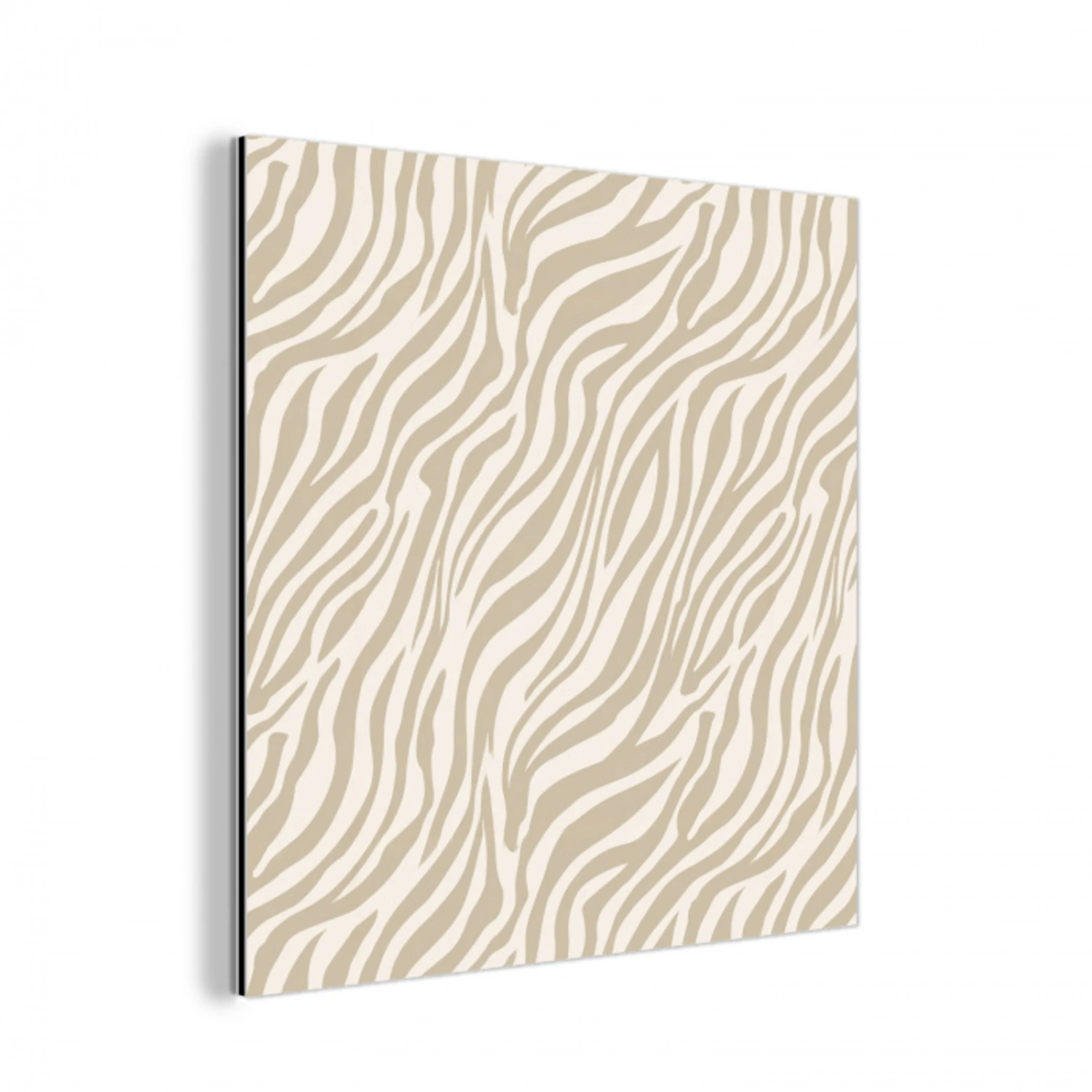 Zebra - Patroon - Beige aluminium wit klein 46 -3d