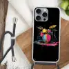 Drumstel - Kleurrijk - Verf - Levendig Hoesje iPhone 16 Pro Max met koord klein -sfeer4