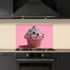Cupcake - Kleurrijk - Edelstenen keuken achterwand spatscherm klein -sfeer1