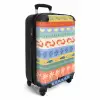 Gestreepte illustraties kleurrijk NBS - Handbagage koffer - Kinderen Unisex middel -productfoto_3d