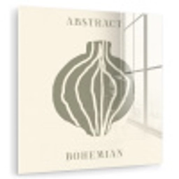 Boho - Groen - Abstract plexiglas 5mm klein -zzzproduct_nieuw