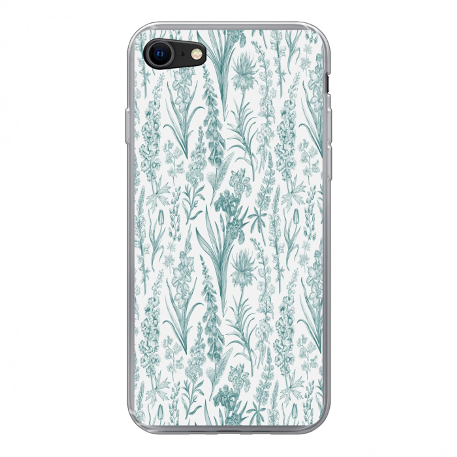 Lovely - Garden - Emerald Telefoonhoesje iPhone 7 klein 341 -3d