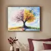 Boom - Kunst - Seizoenen - Lente - Herfst Textielframe - compleet frame klein -sfeer1