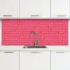 Organisch - Raster - Roze keuken achterwand 2 middel 871 -3d