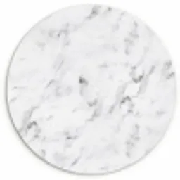 Marmer - Luxe - Wit - Grijs - Marmerlook Wandcirkel kunststof plaat 5mm dik klein -3d