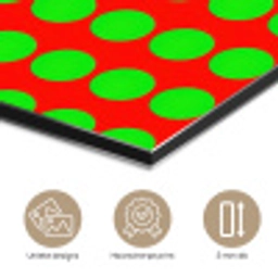 Stippen - Patroon - Groen aluminium wit klein 46 -closeup_NL