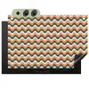 Retro - Disco - Golven - Kleur Inductie beschemer met haakjes klein 777 -3d