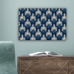 Modern - Patroon - Blauw canvas 2cm klein 34 -sfeer4
