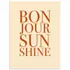 Oranje - Quote - Sun poster papier klein -3d
