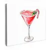 Cocktail - Drank - Winter - Kunst canvas 2cm middel -z3d