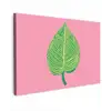 Illustratie - Blad - Minimalistisch - Groen canvas 2cm klein -z3d