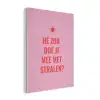 Roze - Zon - Quote PET vilt klein -3d