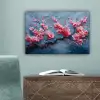 Bloesem - Bloem - Roze - Tak canvas 2cm klein -sfeer4
