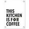 Quotes  - Koffie - Bonen - Modern tuinposter los doek klein -3d