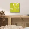 Groen - Hartjes - Wit plexiglas 5mm klein -sfeer4