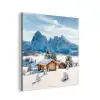 Landschap - Winter - Sneeuw aluminium wit klein -3d