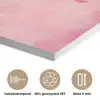Wereldkaart - Roze - Vaag PET vilt klein -closeup_NL