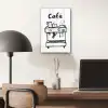 Illustratie - Café - Koffiemachine - Kopjes plexiglas 5mm klein -sfeer6