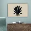 Agaveplant - Symmetrisch - Groen canvas 2cm klein -sfeer4
