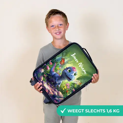 Donny Dino Kinderkoffer - Zwart klein -sfeer4_NL