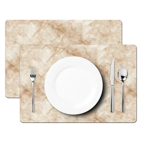 Kristalstructuur - Bruin - Marmer Placemat vinyl groot 368 -zzsfeer2_Kitchenyeah-website