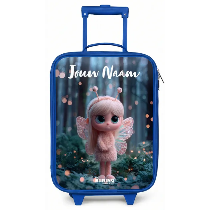 Fairy - Bos - Glitters Kinderkoffer - Blauw klein -zz3dotto