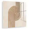 Symmetrische bocht - Koperkleurig plexiglas 5mm klein -zzzproduct_nieuw