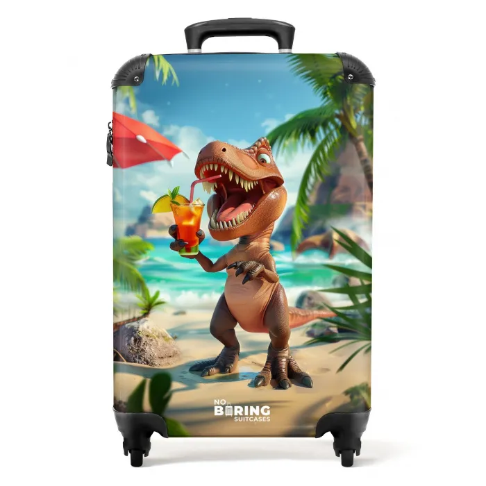 tropisaurus rex NBS - Handbagage koffer - Unisex middel -productfoto_recht