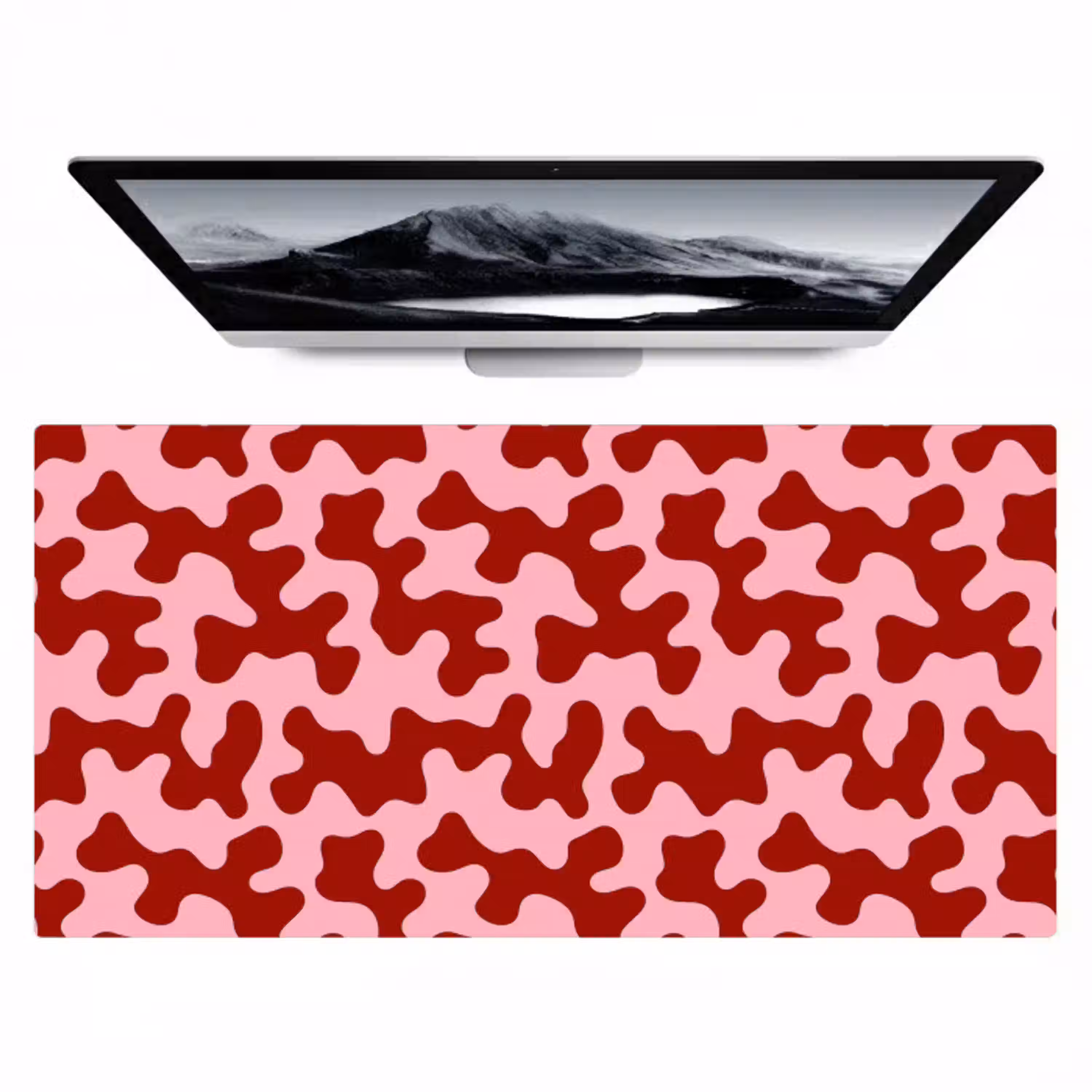 Modern - Abstract - Rood Muismat XXL klein 681 -zzz3d
